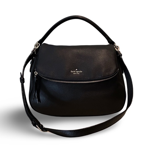 kate spade Handbags - kate spade Devin Black Pebble Leather Cobble Hill Convertible Shoulder Bag